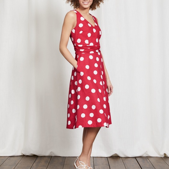 Boden Dresses & Skirts - Boden Lois Polka Dot Dress Size 4P